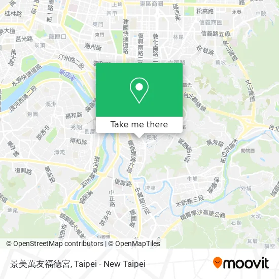 景美萬友福德宮 map
