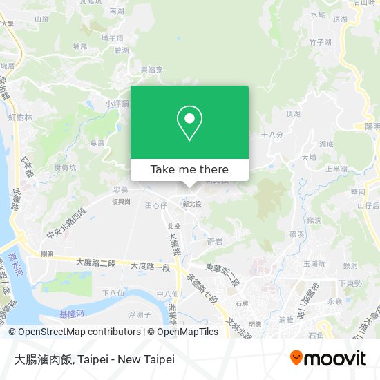 大腸滷肉飯 map