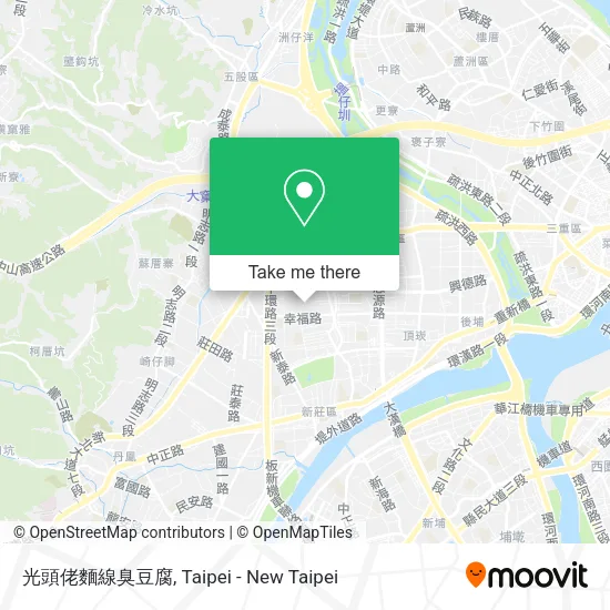 光頭佬麵線臭豆腐地圖