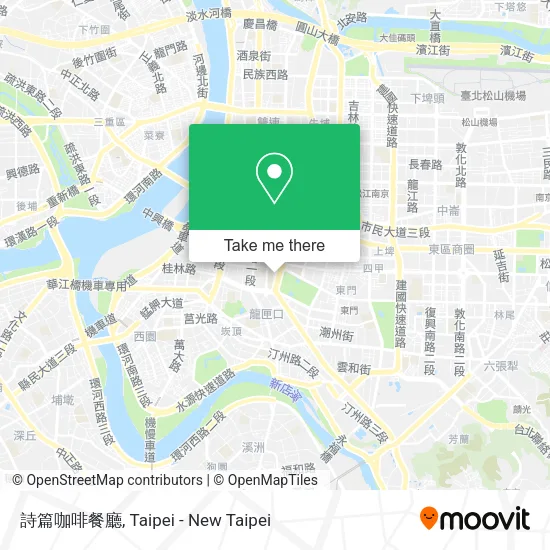詩篇咖啡餐廳地圖