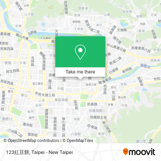 123紅豆餅 map