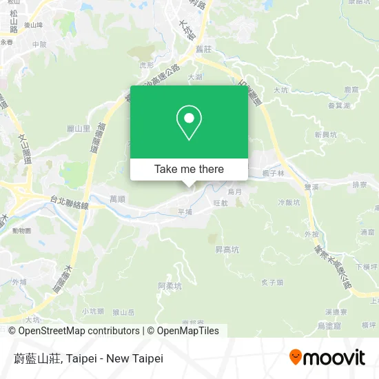 蔚藍山莊 map