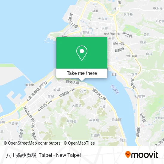 八里婚紗廣場地圖