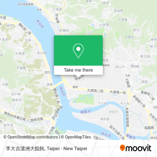 李大吉溫洲大餛飩 map