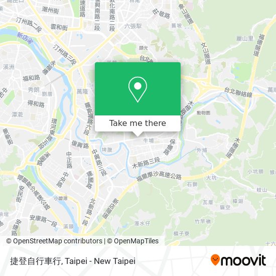 捷登自行車行 map