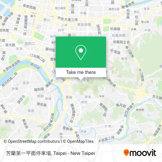 芳蘭第一平面停車場地圖