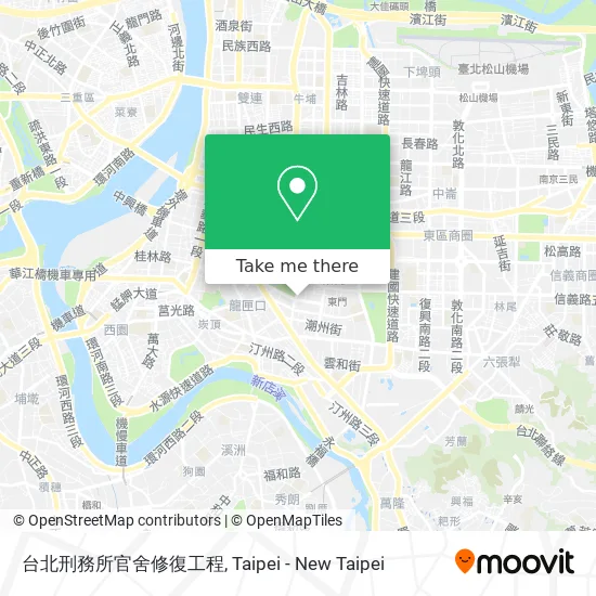 台北刑務所官舍修復工程 map
