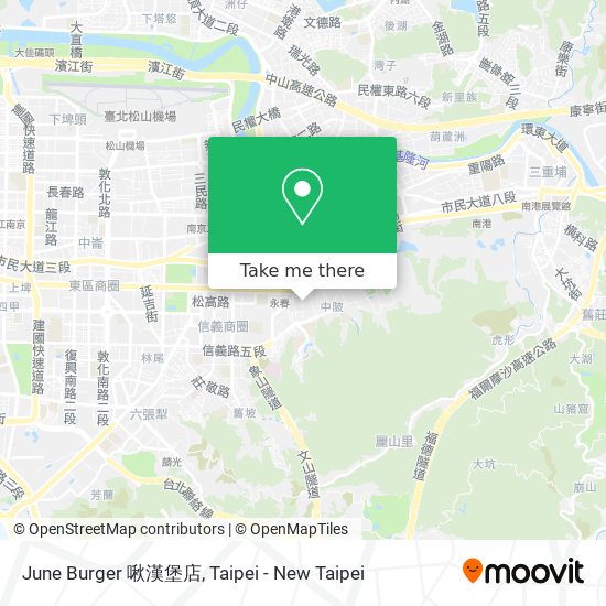 June Burger 啾漢堡店 map