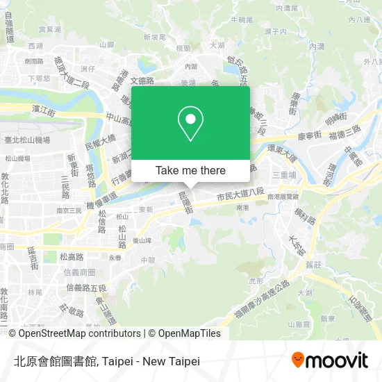 北原會館圖書館地圖