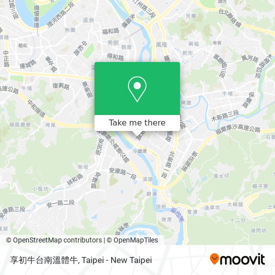 享初牛台南溫體牛地圖