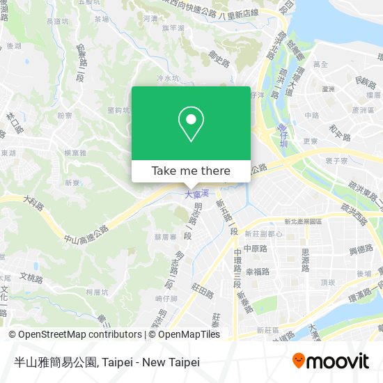 半山雅簡易公園 map
