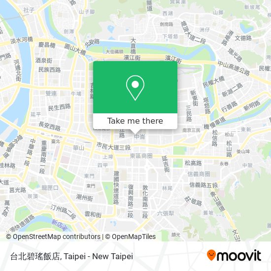 台北碧瑤飯店 map