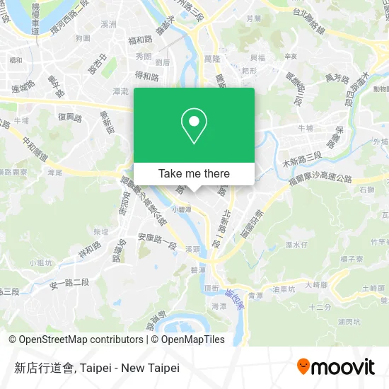 新店行道會 map