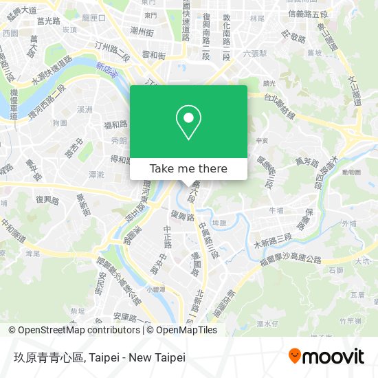 玖原青青心區 map
