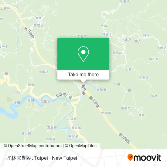 坪林管制站地圖