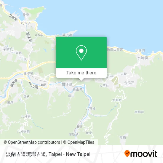 淡蘭古道琉瑯古道 map