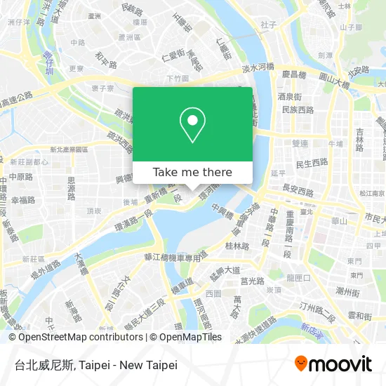 台北威尼斯 map