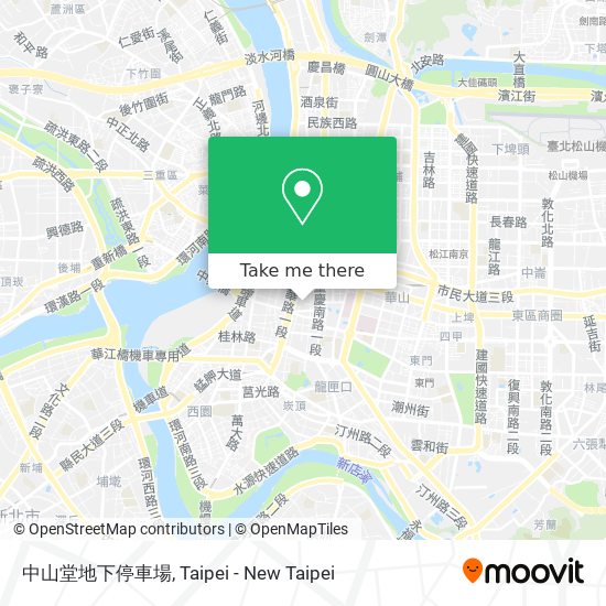 中山堂地下停車場 map