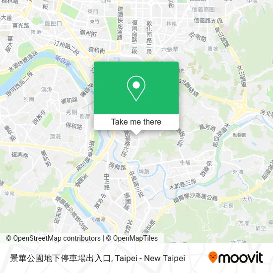 景華公園地下停車場出入口地圖