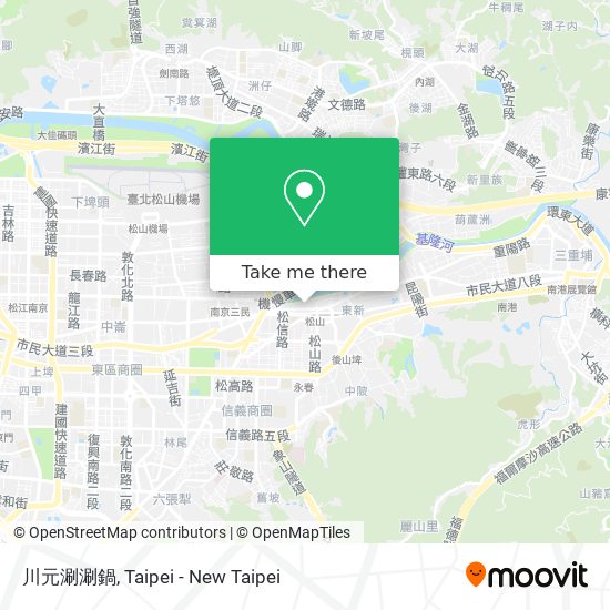 川元涮涮鍋 map
