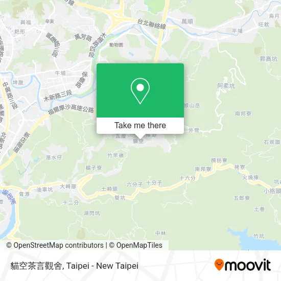 貓空茶言觀舍 map
