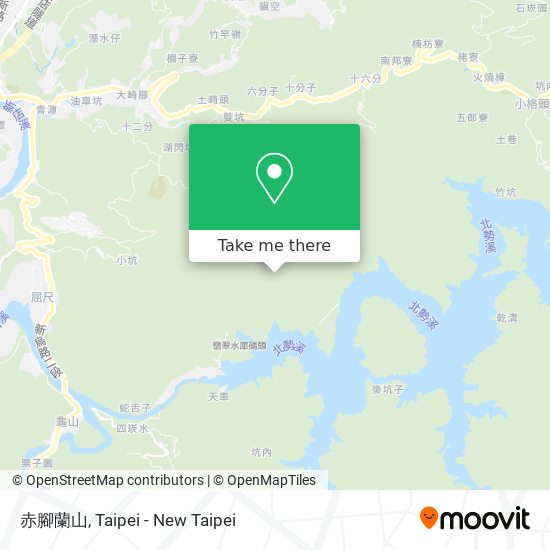 赤腳蘭山 map