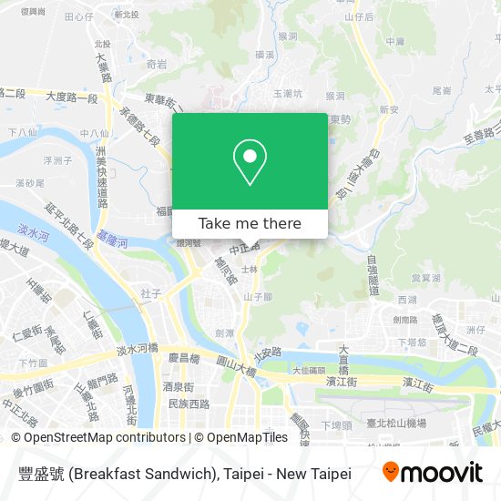 豐盛號 (Breakfast Sandwich) map