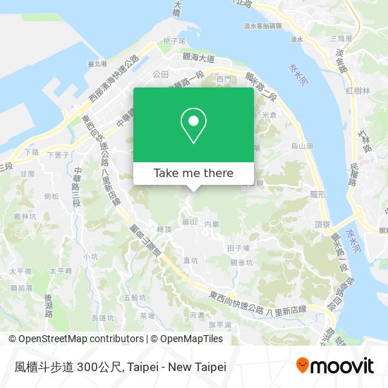 風櫃斗步道 300公尺 map