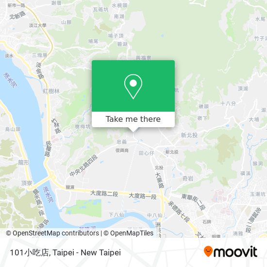 101小吃店 map