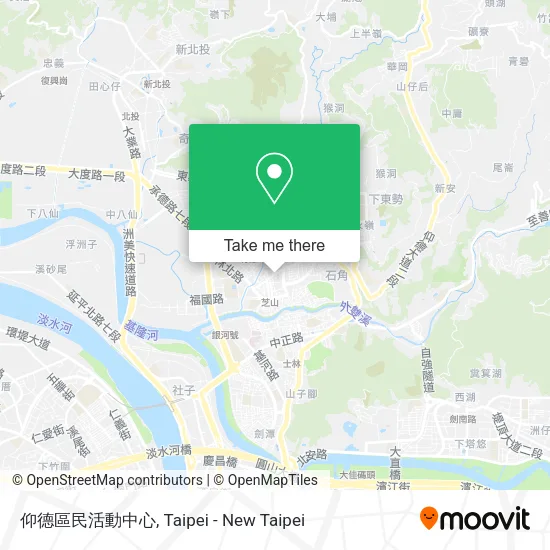 仰德區民活動中心地圖