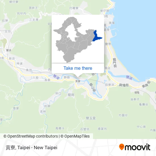 貢寮 map