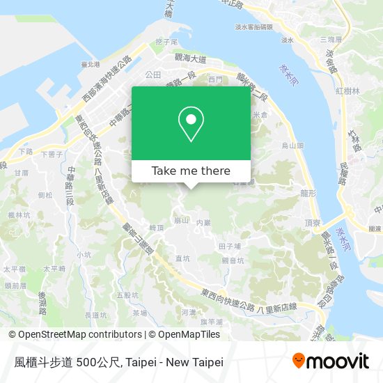 風櫃斗步道 500公尺 map