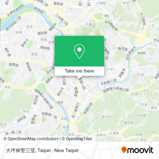 大坪林聖三堂地圖