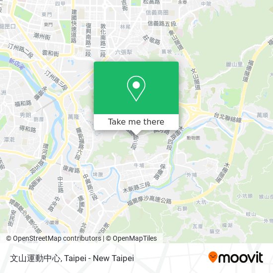 文山運動中心 map