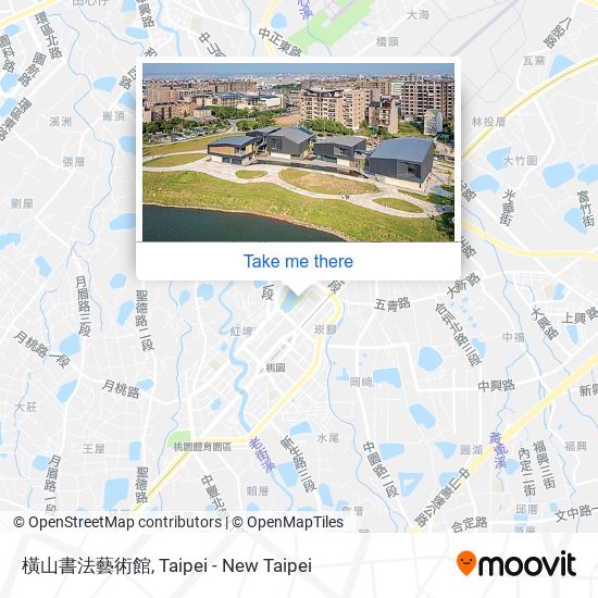 橫山書法藝術館 map