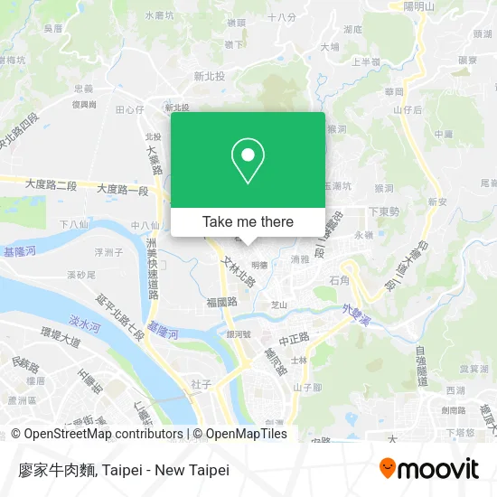 廖家牛肉麵 map