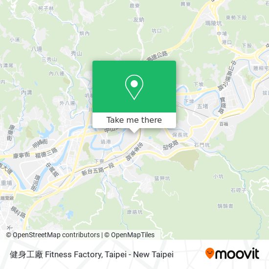 健身工廠 Fitness Factory map