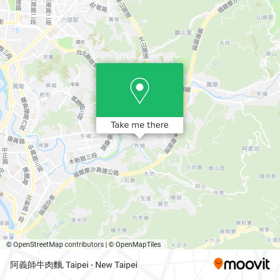 阿義師牛肉麵 map