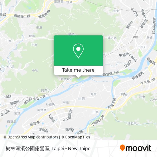 樹林河濱公園露營區 map