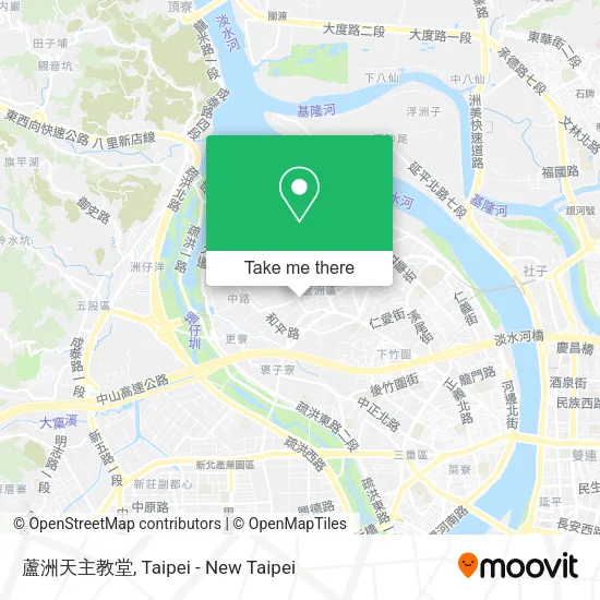 蘆洲天主教堂地圖