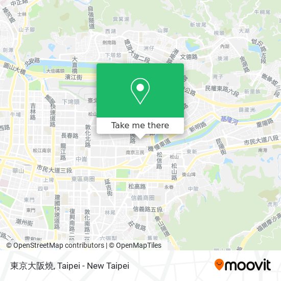 東京大阪燒 map
