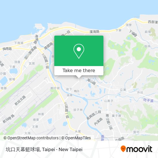坑口天幕籃球場 map