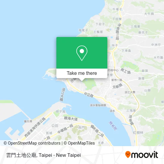 雲門土地公廟 map