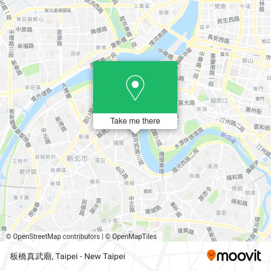 板橋真武廟地圖
