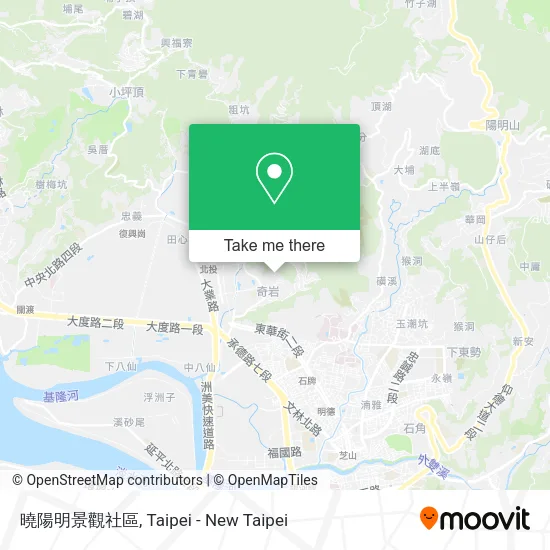 曉陽明景觀社區地圖