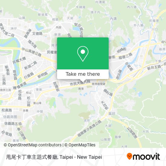 甩尾卡丁車主題式餐廳地圖