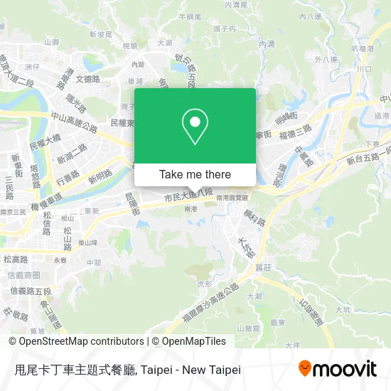 甩尾卡丁車主題式餐廳地圖
