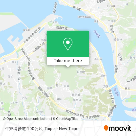 牛寮埔步道 100公尺 map