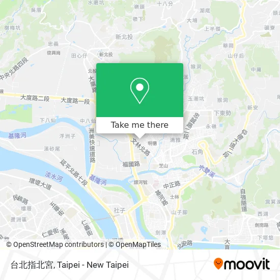 台北指北宮 map
