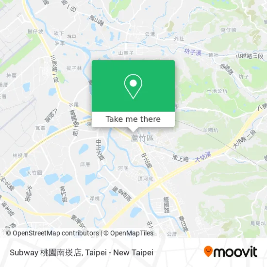 Subway 桃園南崁店 map